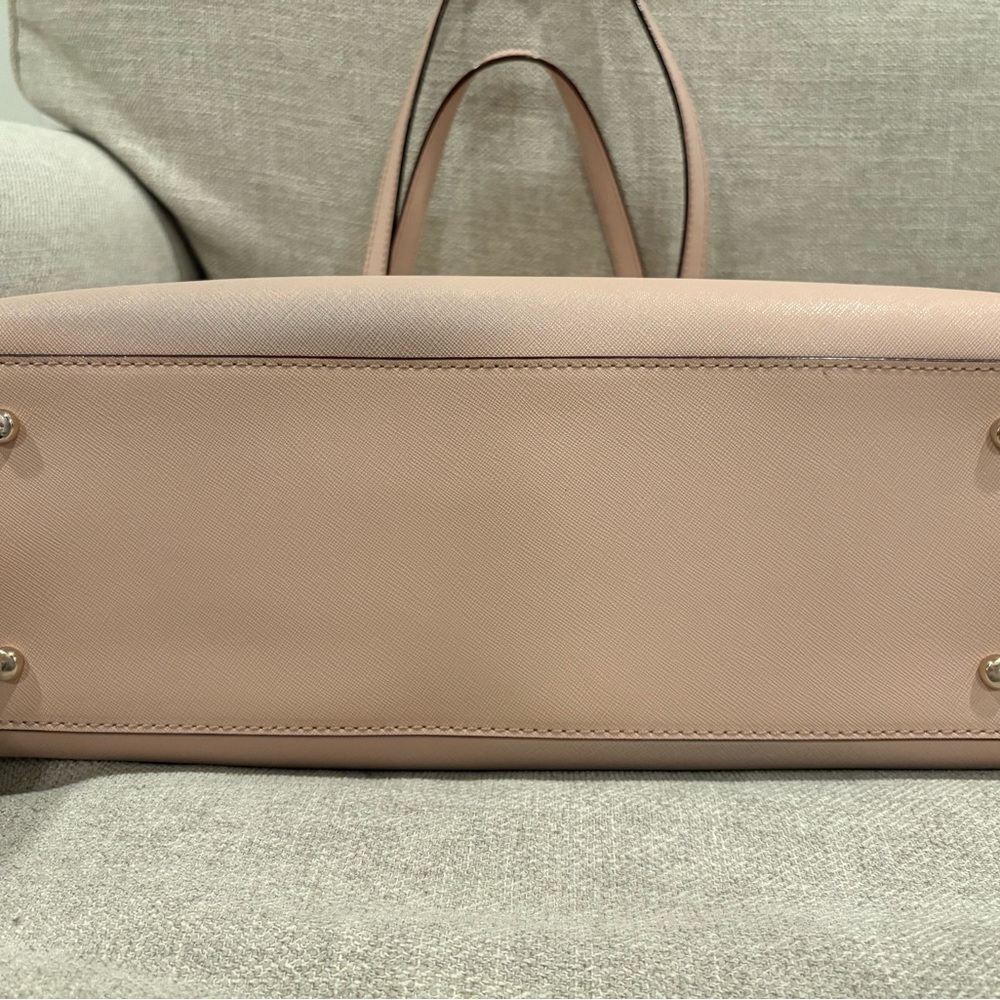 50% off SALE Kate Spade Pale Pink Saffiano Leather Satchel - Picture 3 of 8